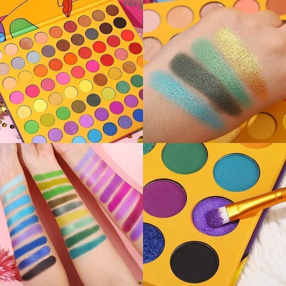 UCANBE Shimmer Matte , Abstraction Make Up Pallet 72 Colors Eyeshadow Palette - Picture 6 of 6